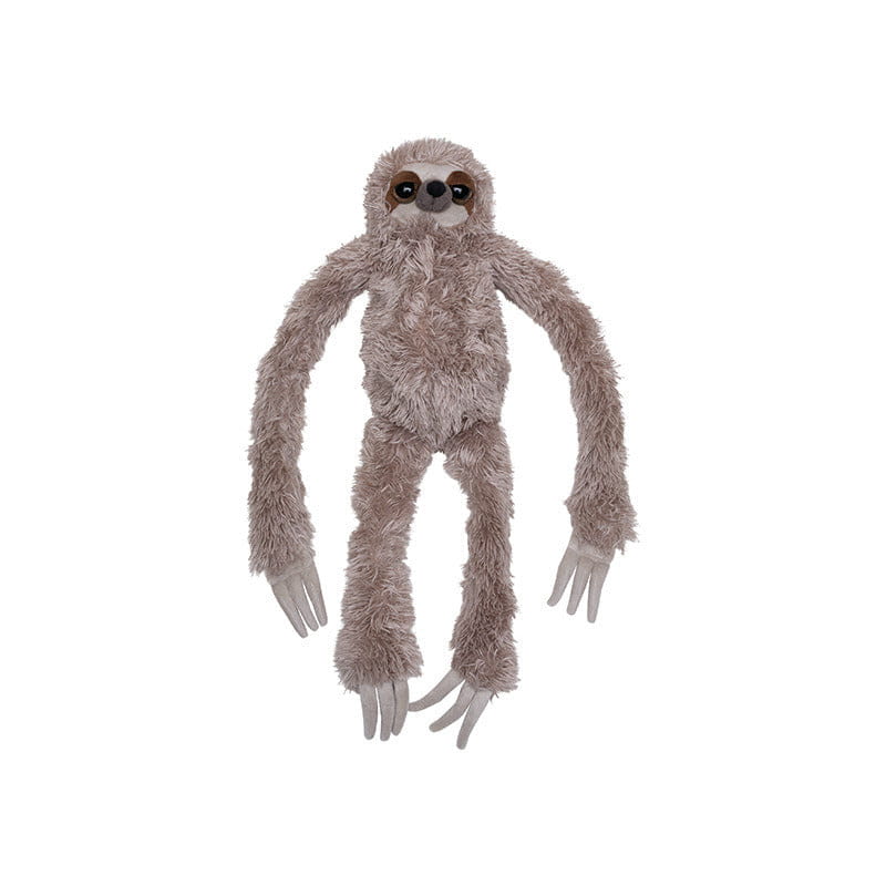 Pluche luiaard knuffel - 60 cm - beige - zacht pluche - knuffeldier - Pluchen speelgoed