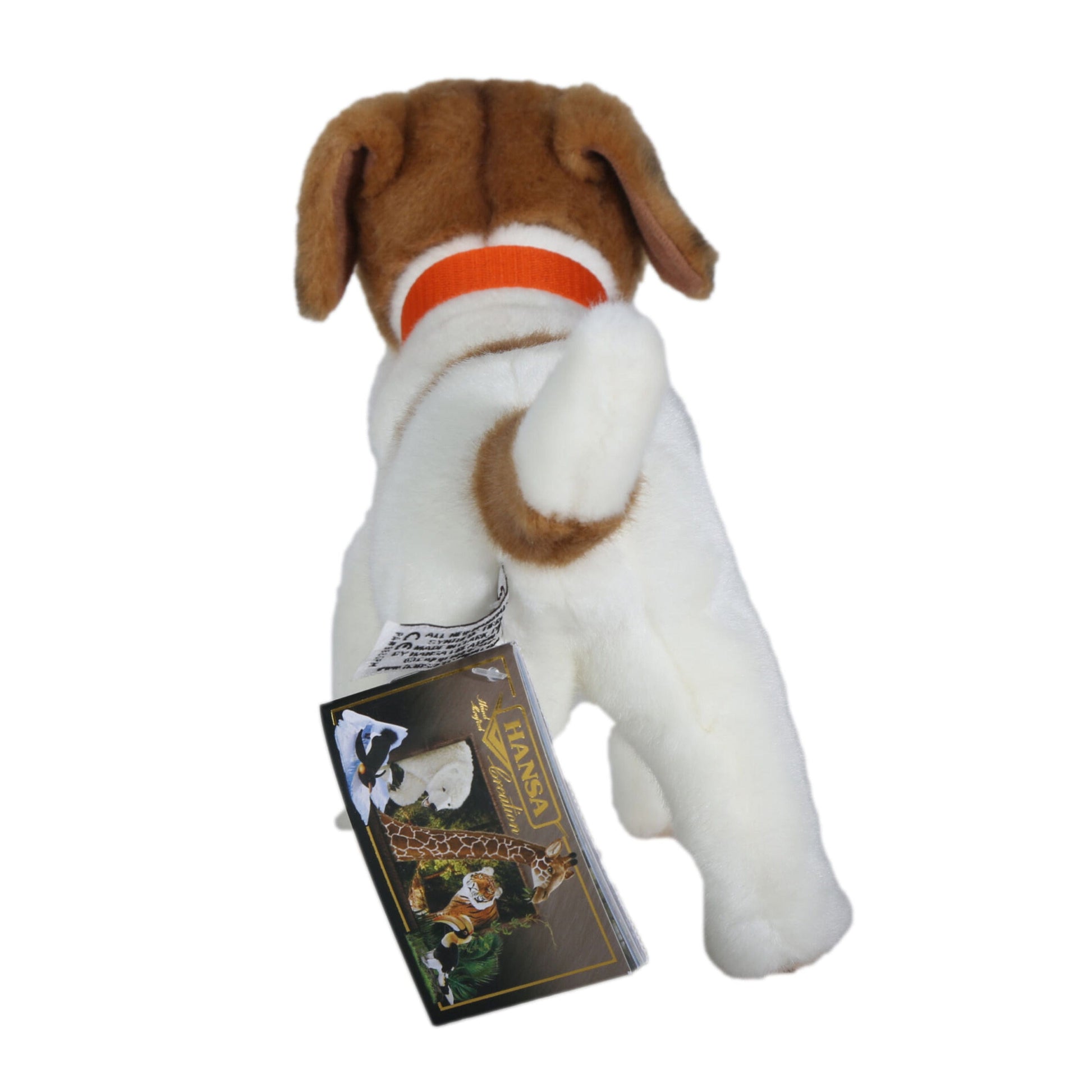 Hansa Jack Russel knuffel - pluche - 31 cm - hondenknuffel - Pluchen speelgoed