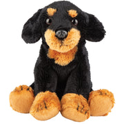 Teckel knuffel - pluche - 13 cm - hond - dierenknuffel - Pluchen speelgoed