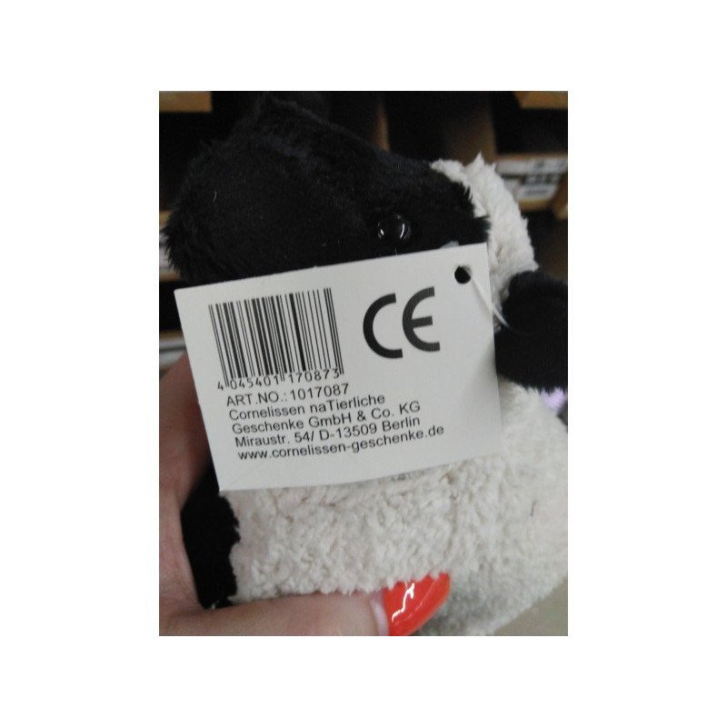 cornelissen-pluche-schaap--schapen-knuffel-18-cm-boerderij-dieren-wit-zwart_10230139-2
