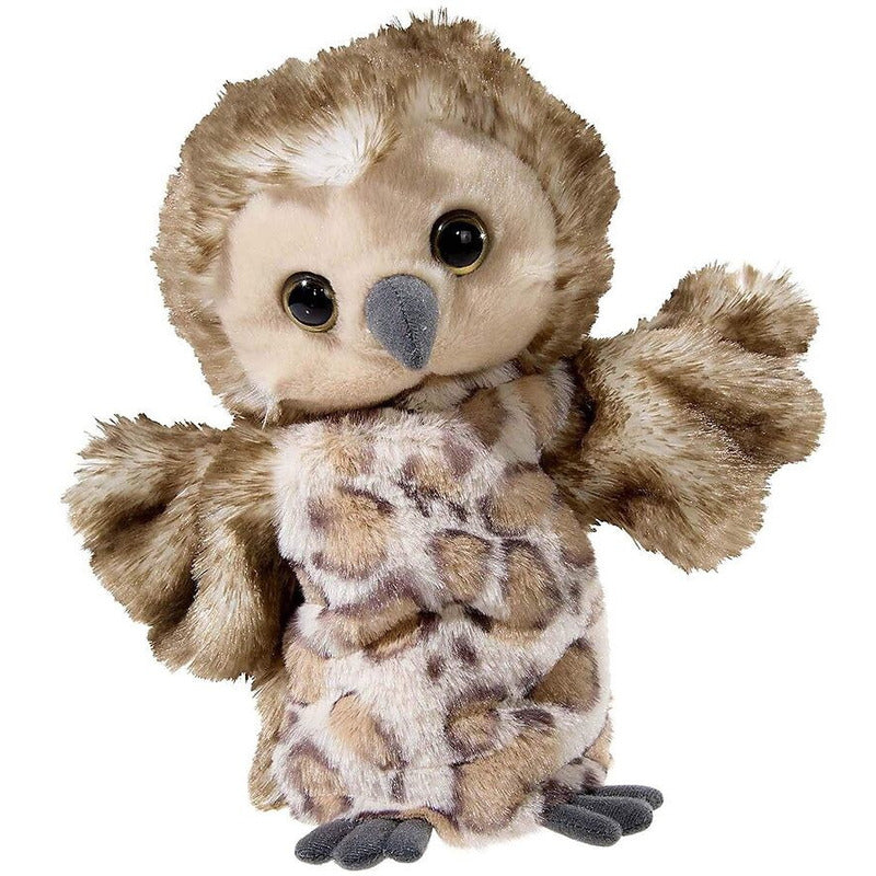 pluche-bruine-uil-handpop-knuffel-31-cm-speelgoed_10184141