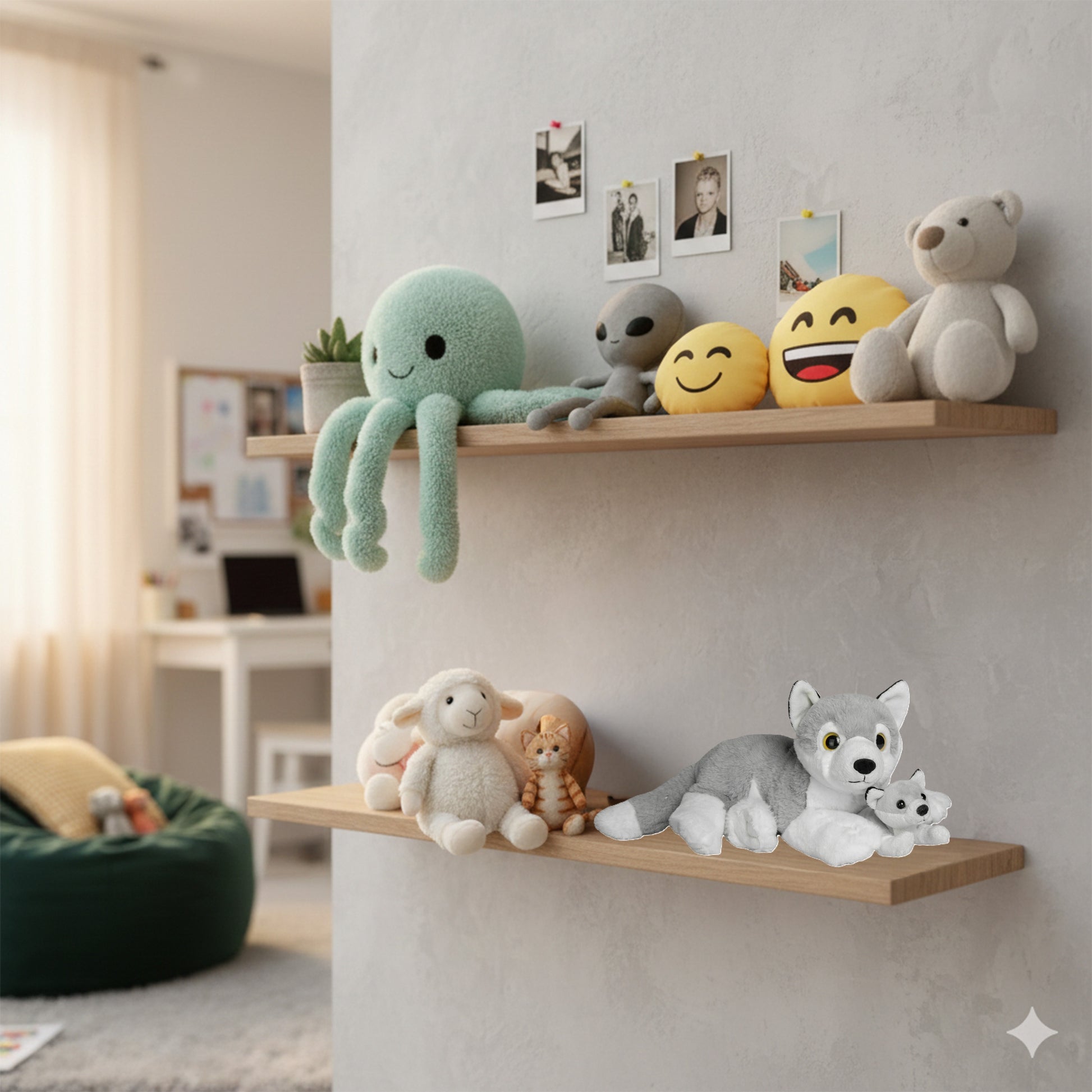 nature-planet-wolven-knuffels-pluche-wolvenfamilie-jong-en-moeder-22-cm_10318142-2