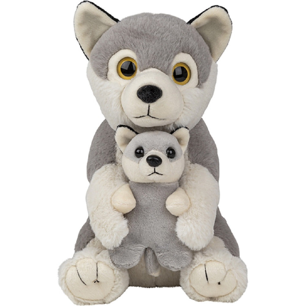 nature-planet-wolven-knuffels-pluche-wolvenfamilie-jong-en-moeder-22-cm_10318142