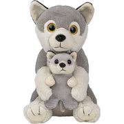 nature-planet-wolven-knuffels-pluche-wolvenfamilie-jong-en-moeder-22-cm_10318142