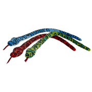 Pluche slang knuffel - camouflage blauw - 100 cm - speelgoed - Pluchen speelgoed