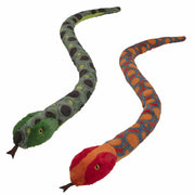 Pluche slangen knuffel - 2 stuks - 150 cm - dierenspeelgoed - Pluchen speelgoed