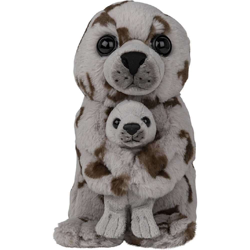 pluche-zeehond-familie-knuffels-grijs-zeehonden-22-cm_10318150
