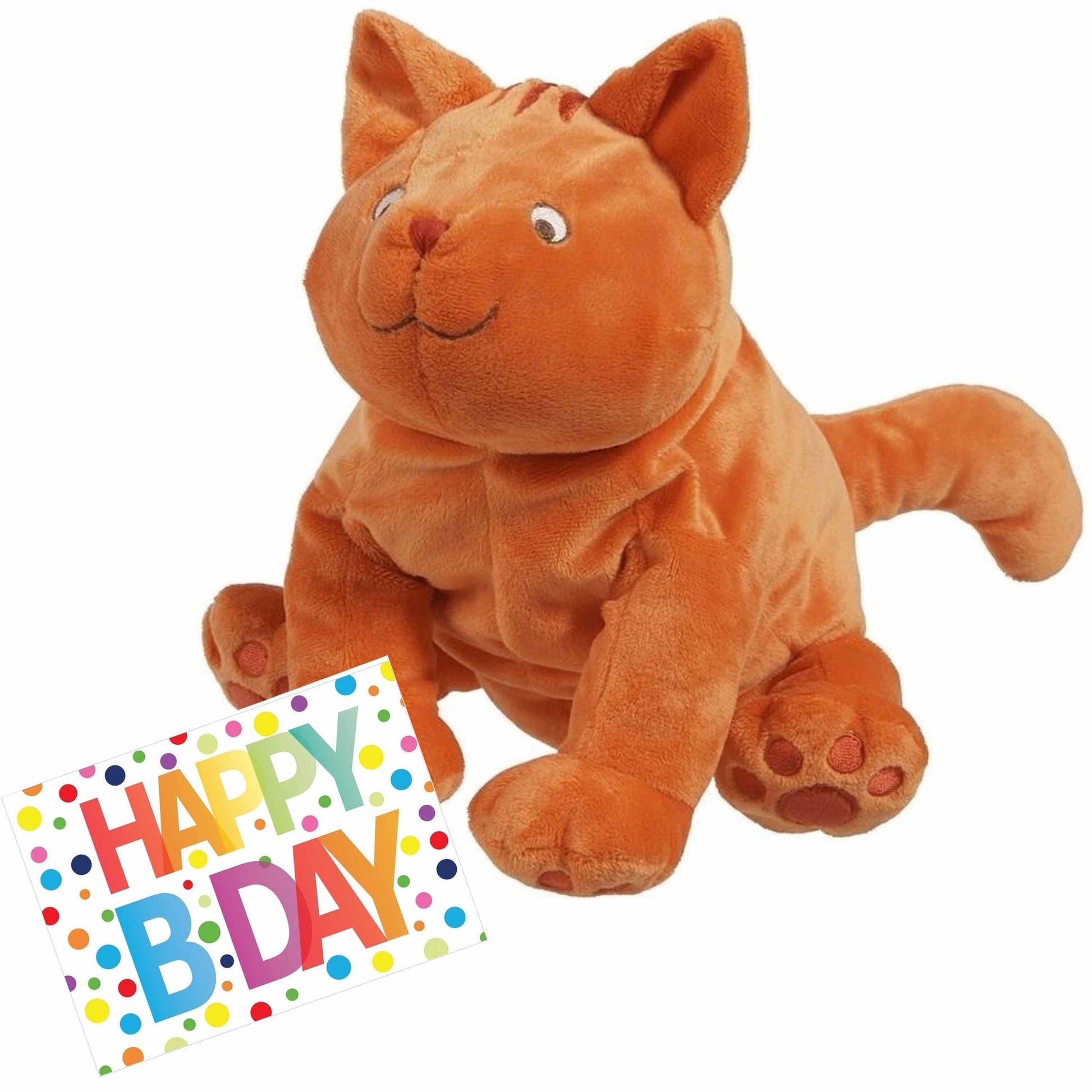 pluche-knuffel-dikkie-dik-kat-poes-43-cm-met-a5size-happy-birthday-wenskaart_10327151