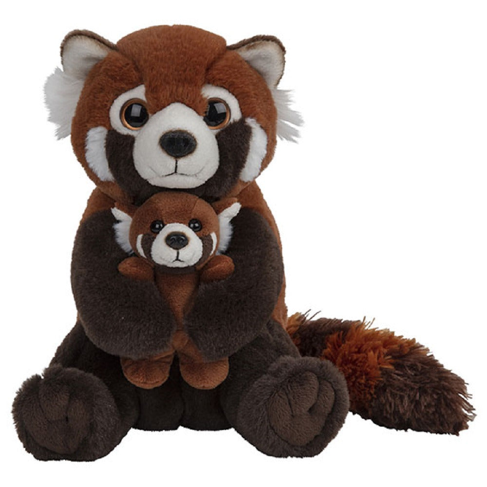 nature-planet-pluche-rode-panda-familie--knuffels-22-cm-bosdieren-knuffel_10318152