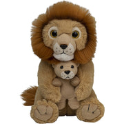 wild-republic-pluche-knuffeldier-leeuw-met-jong-22-cm-bruin-family-dieren_10318154