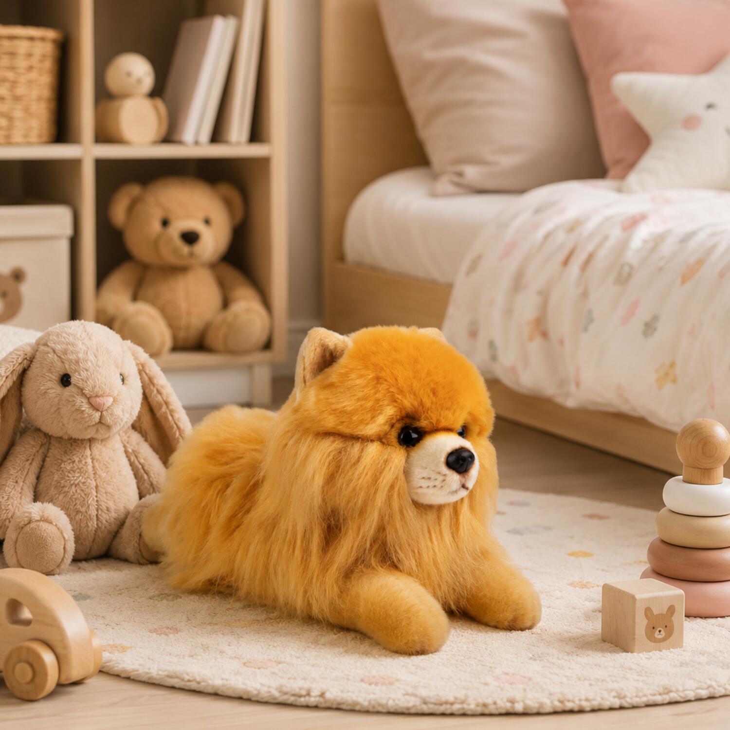 pomeranian-knuffel-pluche-30-cm-blond-hond_10325155-3