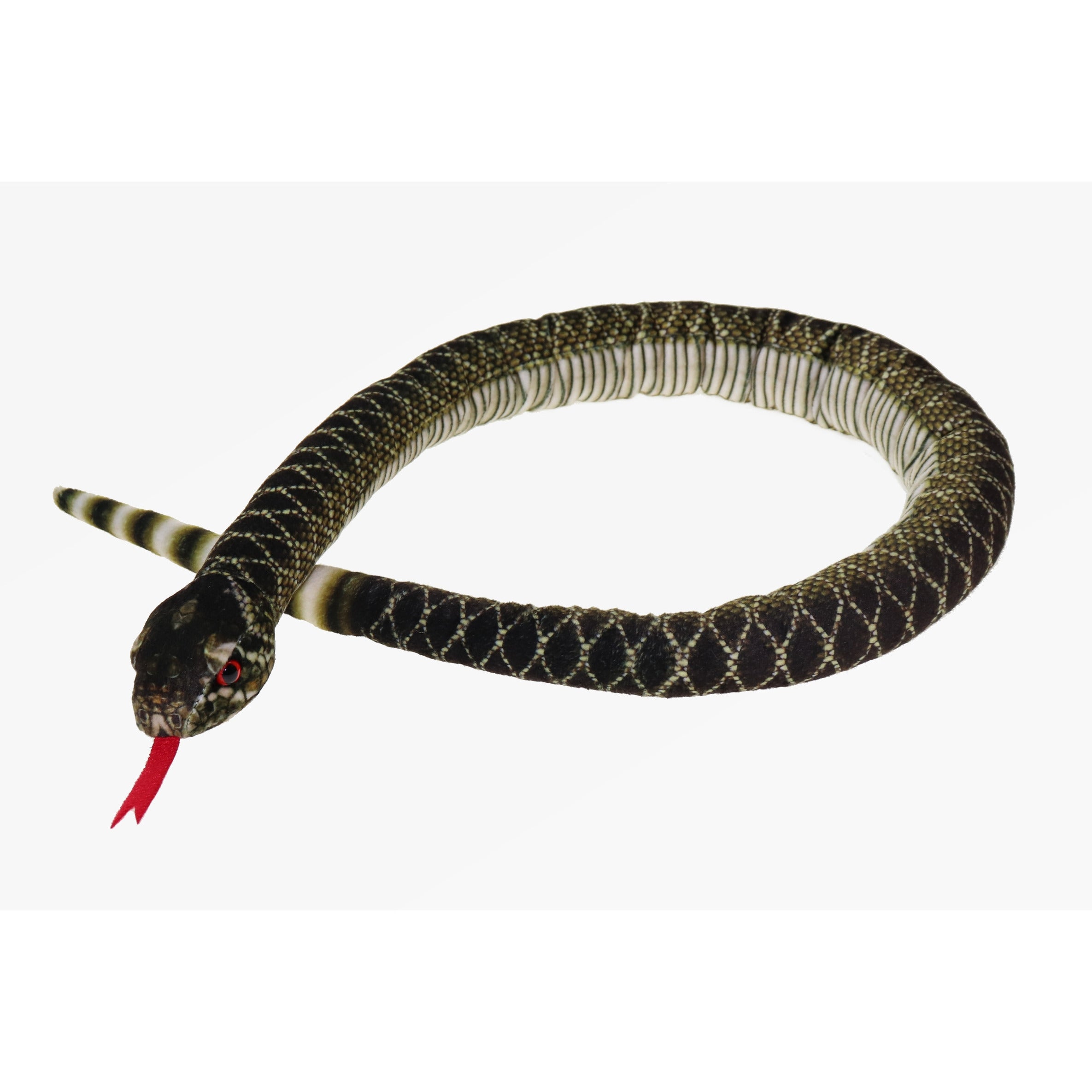 ratel-slang-knuffel-pluche-donkergroen-100-cm_10437155