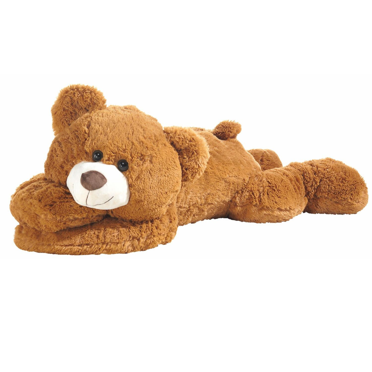 heunec-beer-knuffel-pluche-lichtbruin-liggend-120-cm_10116161-2