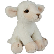 Lammetje/schaap knuffel - pluche - 15 cm - dierenknuffel - Pluchen speelgoed