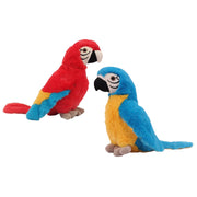 papegaai-knuffel-set-2x-pluche-blauw-rood-24-cm_10439164