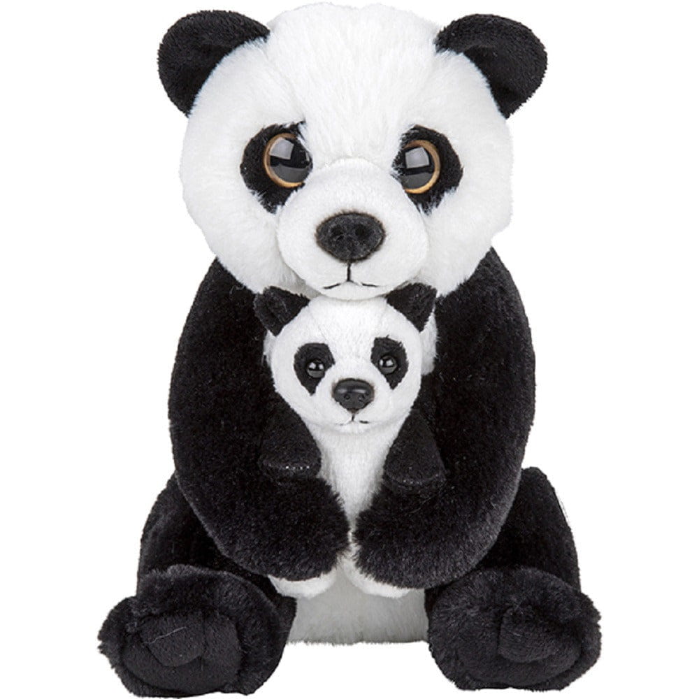 Nature Planet pandabeer knuffel - pluche - 22 cm - Pluchen speelgoed