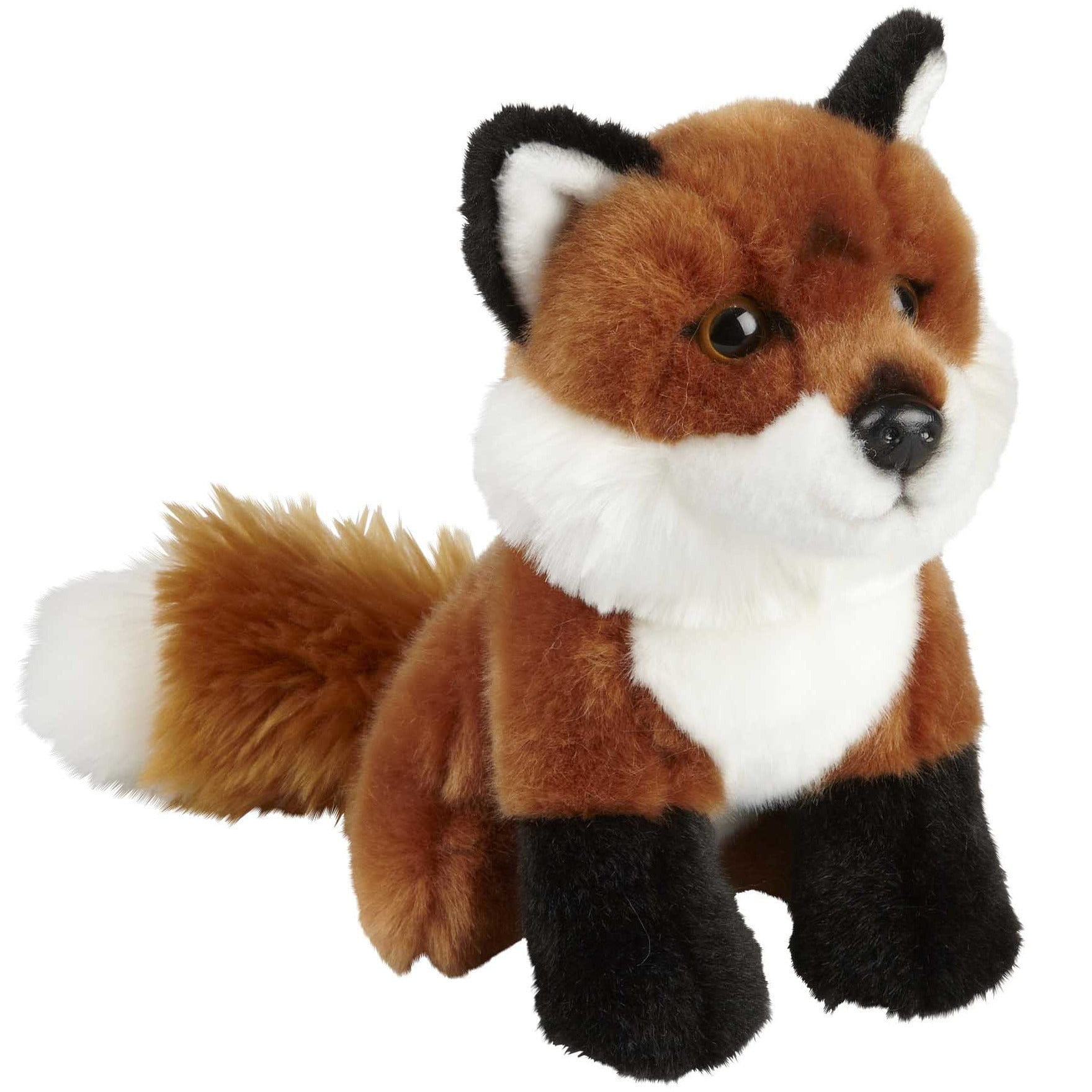 Pluche vos knuffel - bruin - 18 cm - dierenknuffel - Pluchen speelgoed