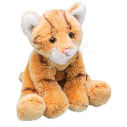 Suki Gifts pluche kat knuffel - oranje tabby - 12 cm - poes - Pluchen speelgoed