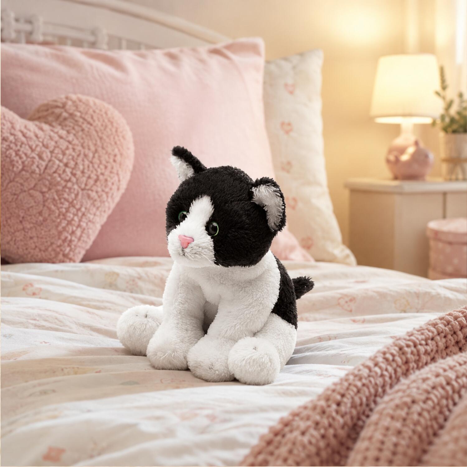 pluche-kat-knuffel-zwart-witte-lapjeskat-13-cm-knuffel_10325171-2