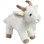 Ravensden pluche geitje - wit - 28 cm - knuffel - Pluchen speelgoed