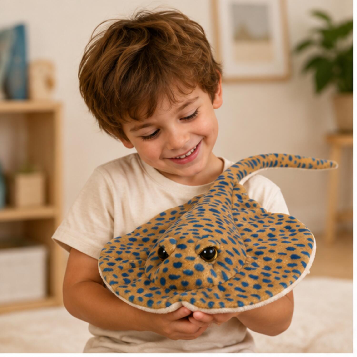 nature-planet-pijlstaartrog-knuffel-pluche-55-cm-bruin-rog-zeedier_10143180-4