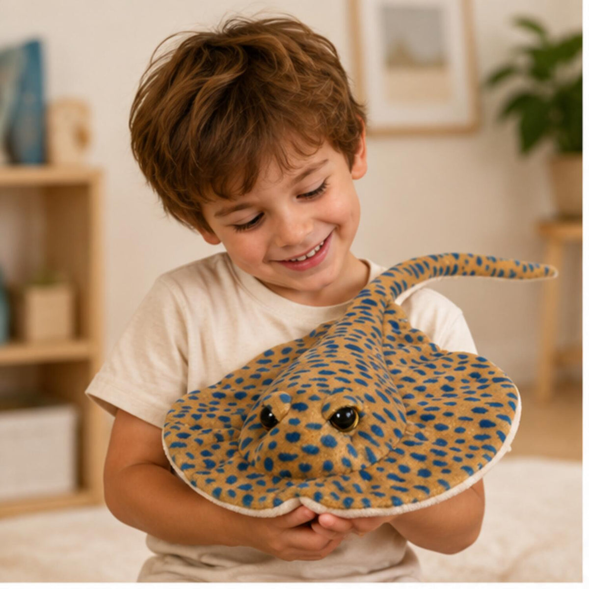 nature-planet-pijlstaartrog-knuffel-pluche-55-cm-bruin-rog-zeedier_10143180-4