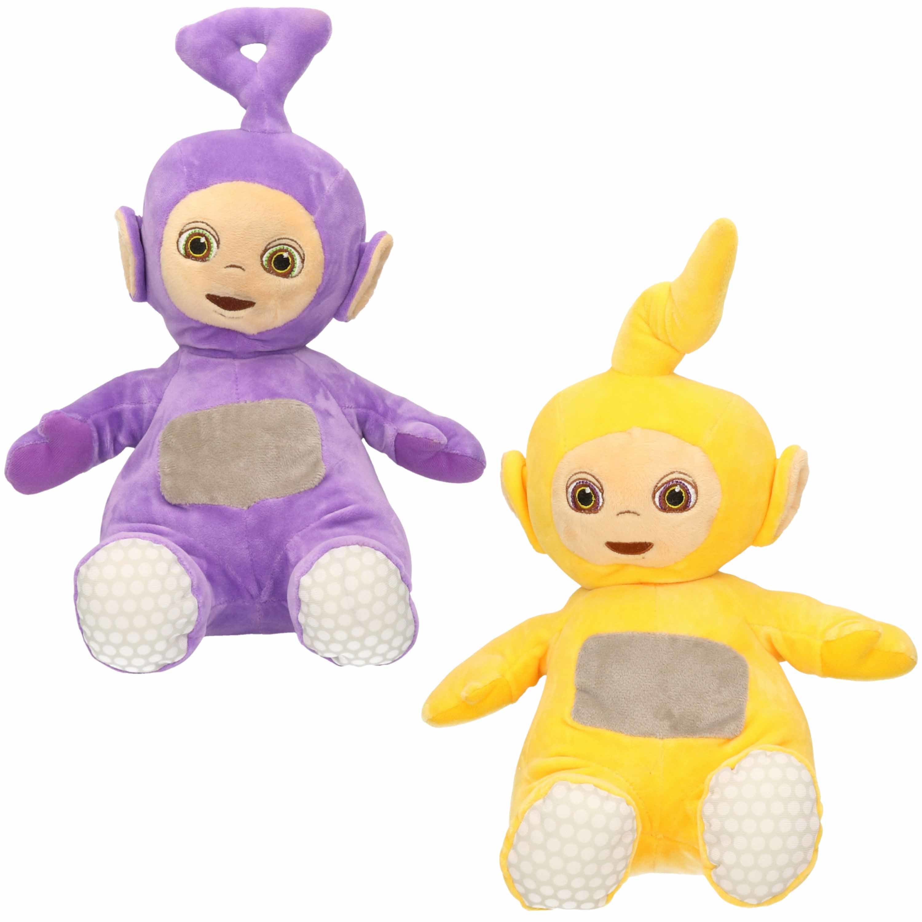 set-van-2x-pluche-teletubbies-speelgoed-knuffels-tinky-winky-en-laalaa-30-cm_10285180