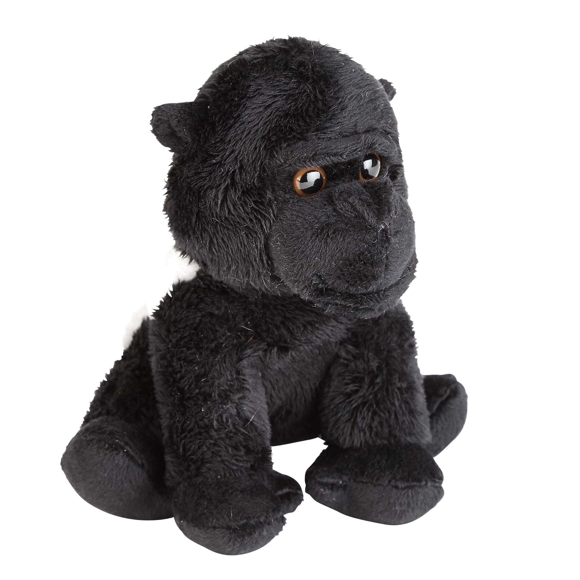 ravensden-pluche-knuffel-dier-gorilla-aap-zwart-15-cm-speelgoed-apen-knuffelbeesten_10325184