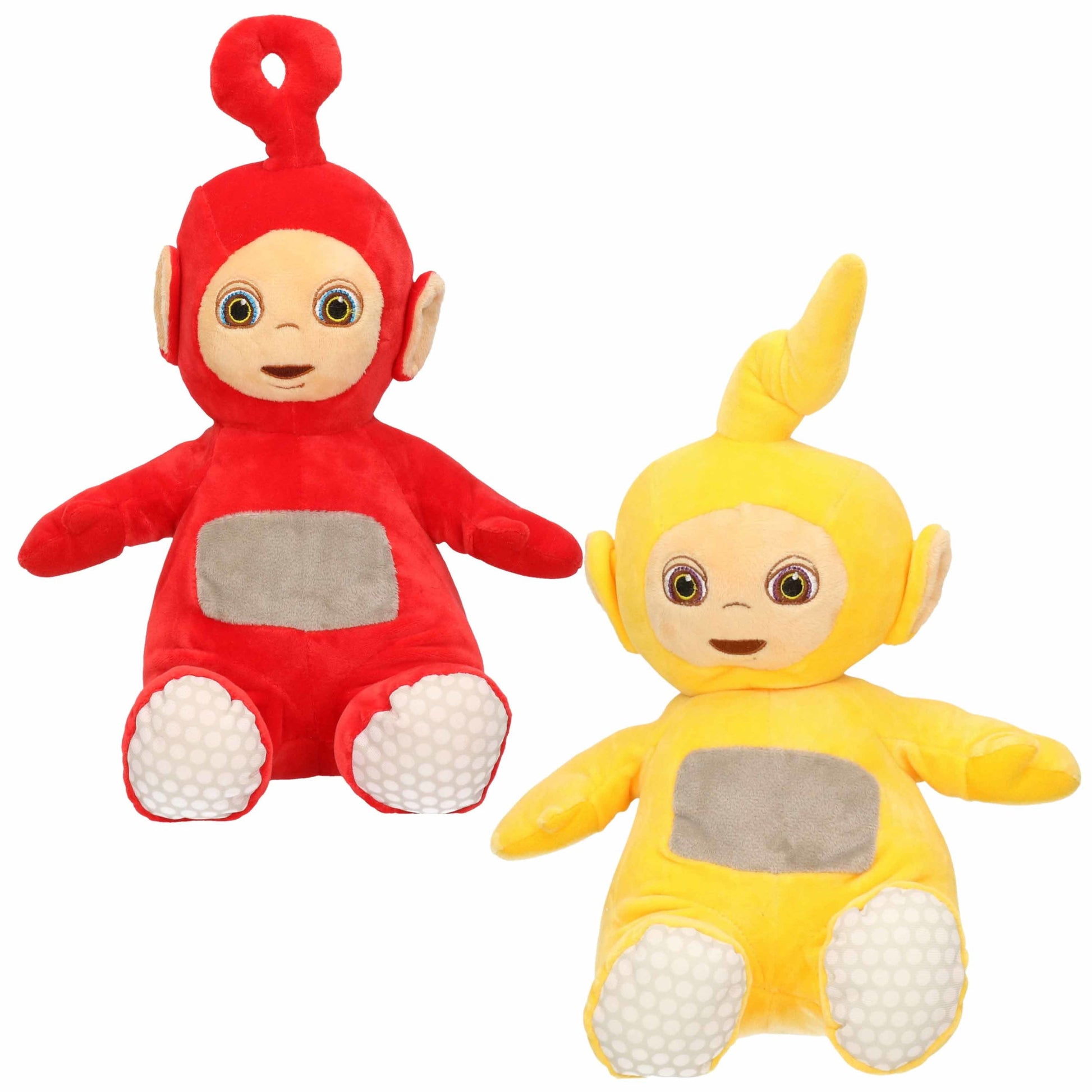 Teletubbies knuffels Laa-Laa en Po - pluche - 30 cm - Pluchen speelgoed