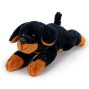 heunec-pluche-rottweiler-zwart-bruine-honden-knuffel-13-cm-huisdieren-knuffel_10164185