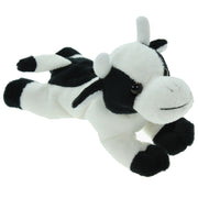 Cornelissen koe knuffel - pluche - zwart/wit - 19 cm - boerderij knuffel - Pluchen speelgoed