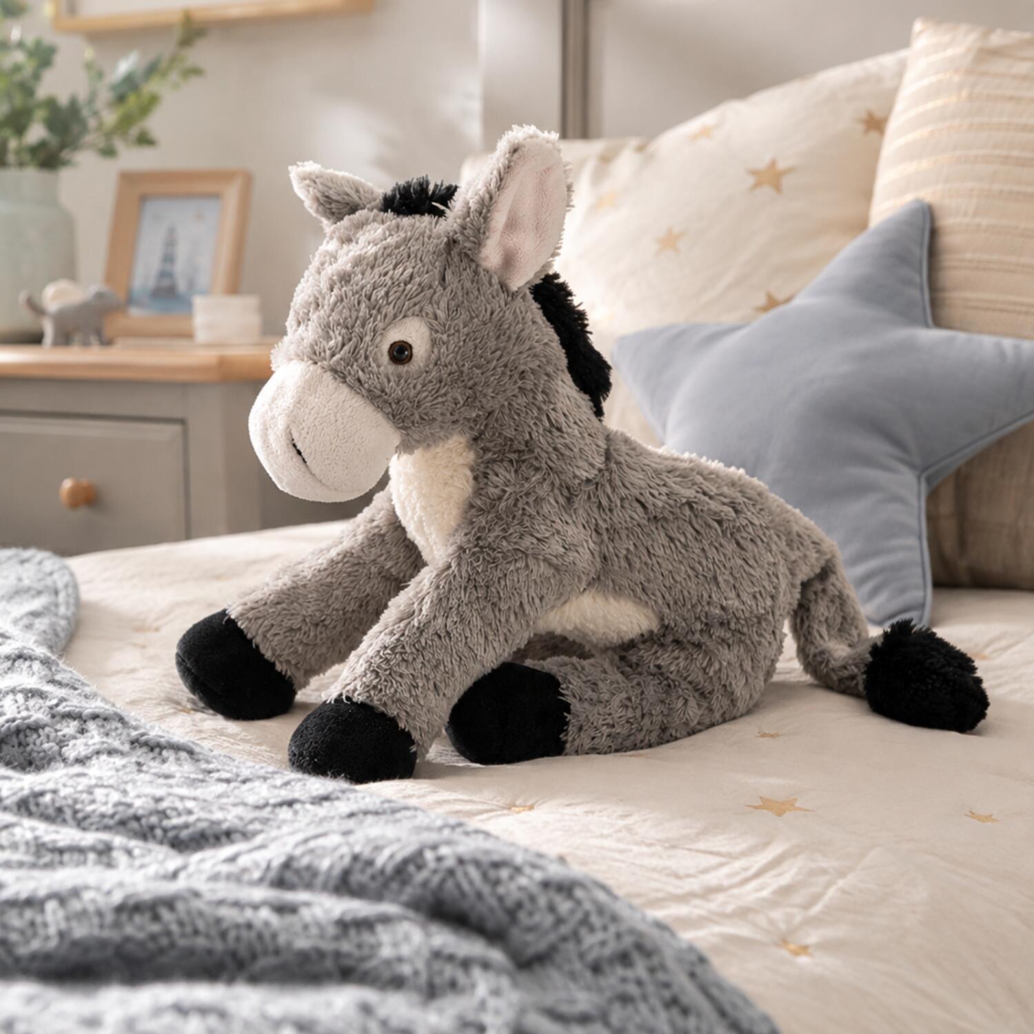 cornelissen-ezel-knuffel-pluche-grijs-34-cm-boerderij_10326195-4
