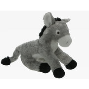 Cornelissen ezel knuffel - pluche - grijs - 34 cm - boerderij - Pluchen speelgoed