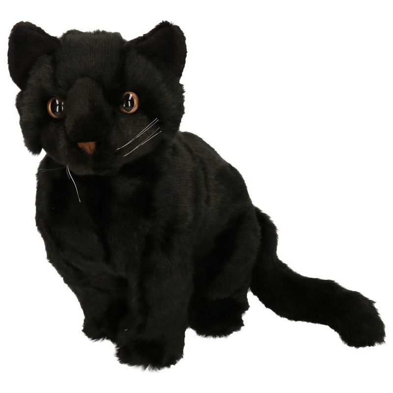 pluche-kat-poes-knuffel-zwart-zittend-30-cm-katten-poezen-knuffels_10058205