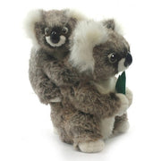 Hansa koala knuffel - pluche - 28 cm - met baby - dierenknuffel - Pluchen speelgoed