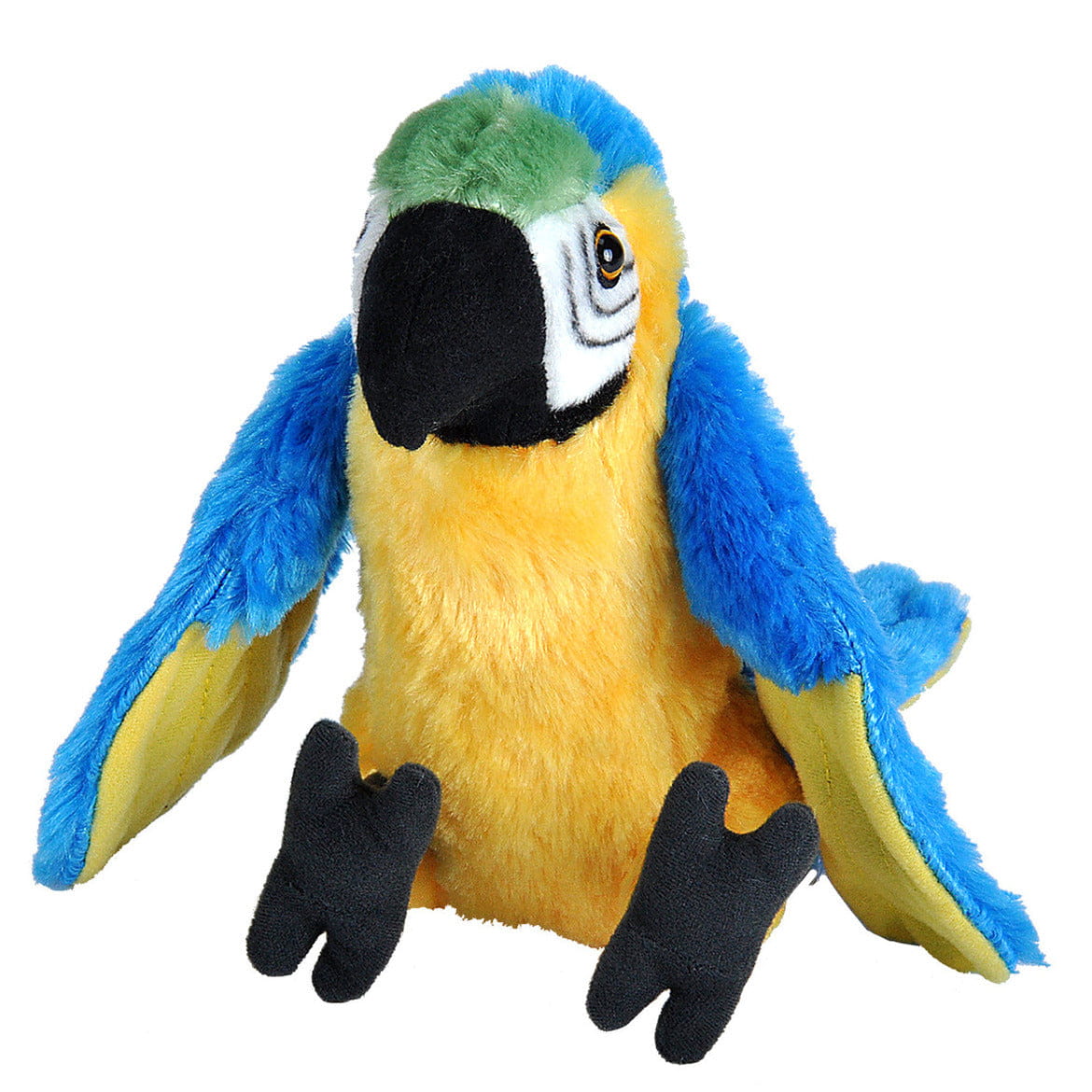 Wild Republic papegaai knuffel - pluche - 20 cm - ara - Pluchen speelgoed