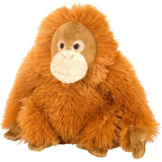Wild Republic orang oetan knuffel - pluche - 20 cm - oranje - Pluchen speelgoed