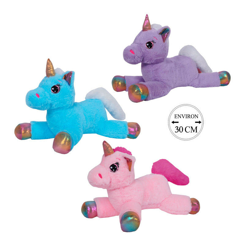 knuffeldier-eenhoorn-mistica-zachte-pluche-stof-dieren-knuffels-paars-30-cm_10430222-1
