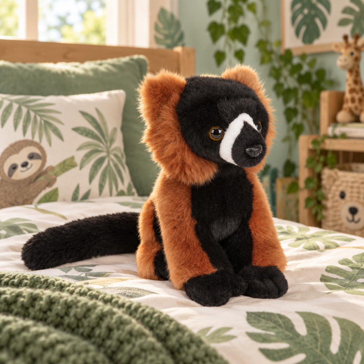 lemur-knuffel-aapje-pluche-18-cm-rood-zwart_10325224-2