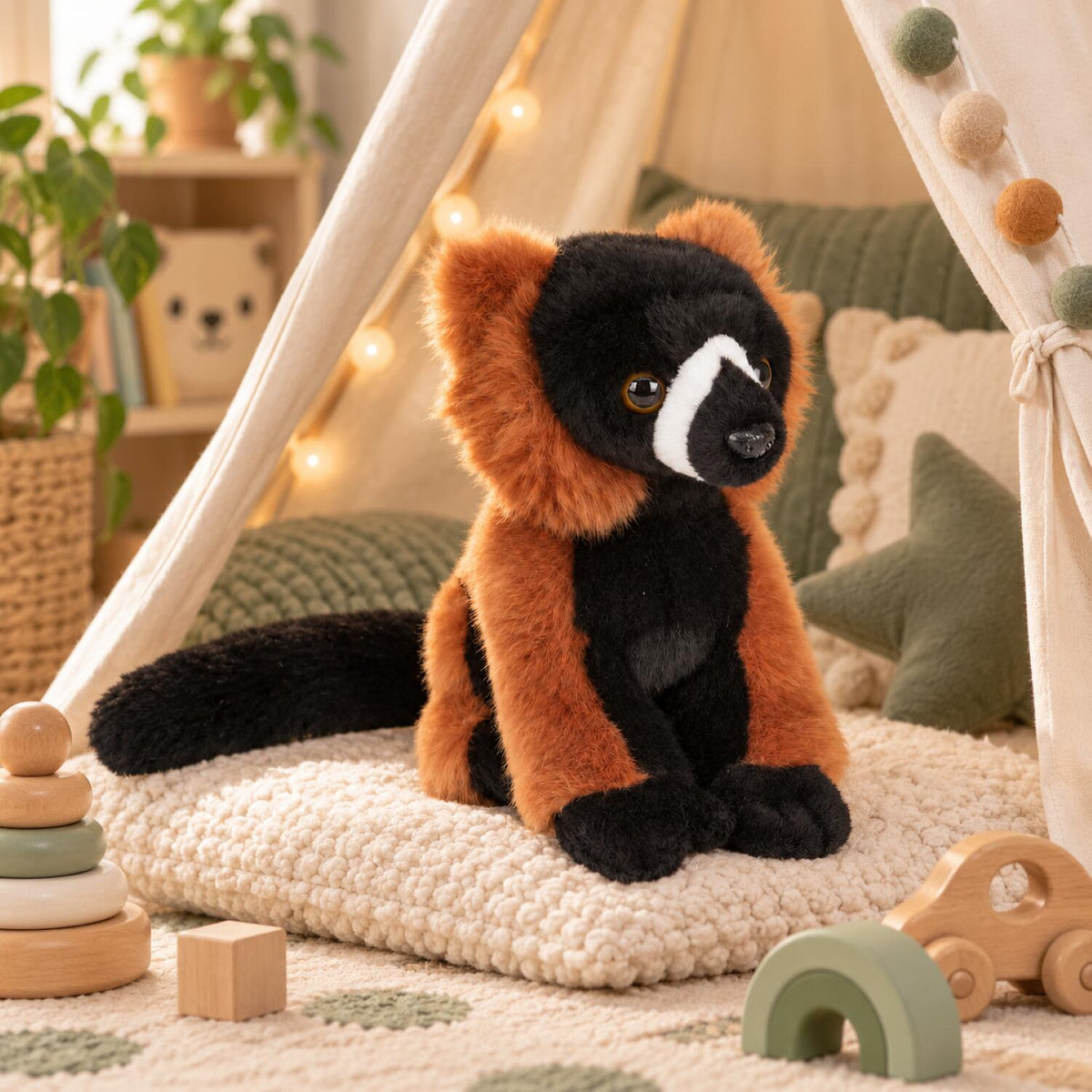 lemur-knuffel-aapje-pluche-18-cm-rood-zwart_10325224-4