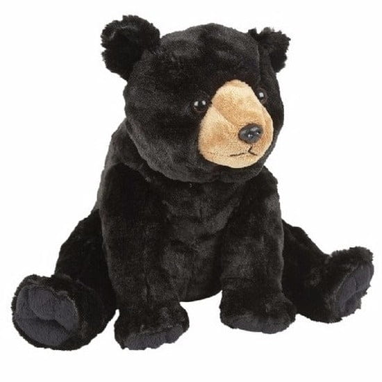 Ravensden zwarte beer knuffel - pluche - 30 cm - teddybeer - Pluchen speelgoed