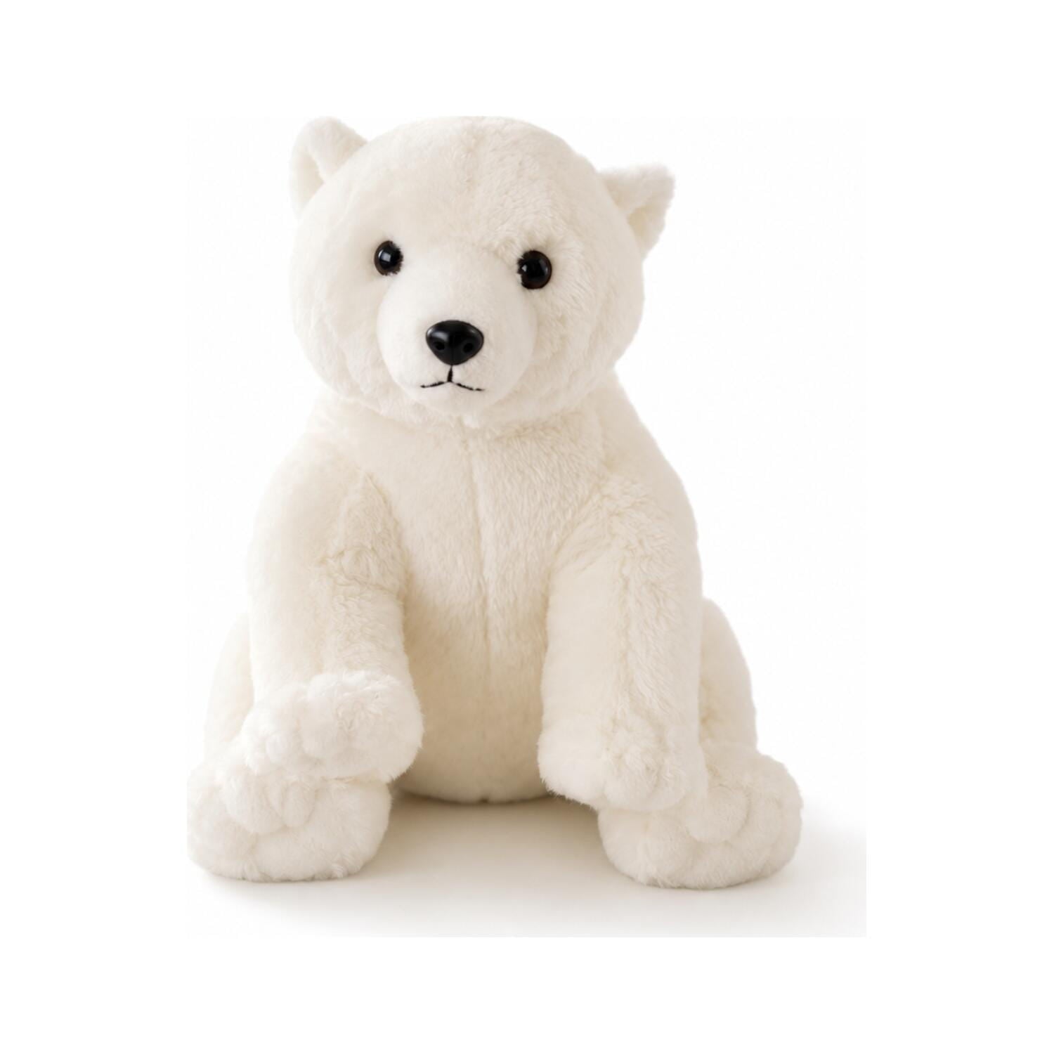 Ravensden ijsbeer knuffel - pluche - 30 cm - noordpool - Pluchen speelgoed