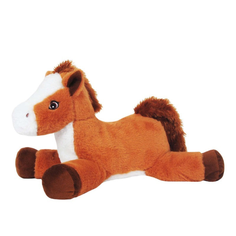sandy-knuffel-paard-pluche-stof-dieren-knuffels-lichtbruin-38-cm_10430247