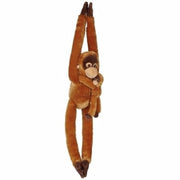 Ravensden orang-oetan knuffel - pluche - 84 cm - met baby - Pluchen speelgoed