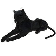 Kruger pluche zwarte panter knuffel - liggend - 90 cm - Pluchen speelgoed