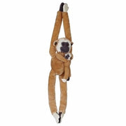 Pluche gibbon aap met baby - knuffel - 84 cm - apen - Pluchen speelgoed