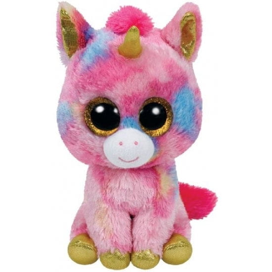 Ty Beanie Boo eenhoorn Fantasia - pluche - 42 cm - knuffel - Pluchen speelgoed