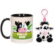 cadeau-set-kind-koe-sleutelhanger-knuffel-9-cm-en-drink-mok-300-ml_10366259