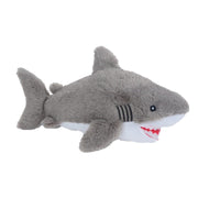 Sandy Witte Haai knuffel - pluche - 33 cm - dierenknuffel - Pluchen speelgoed