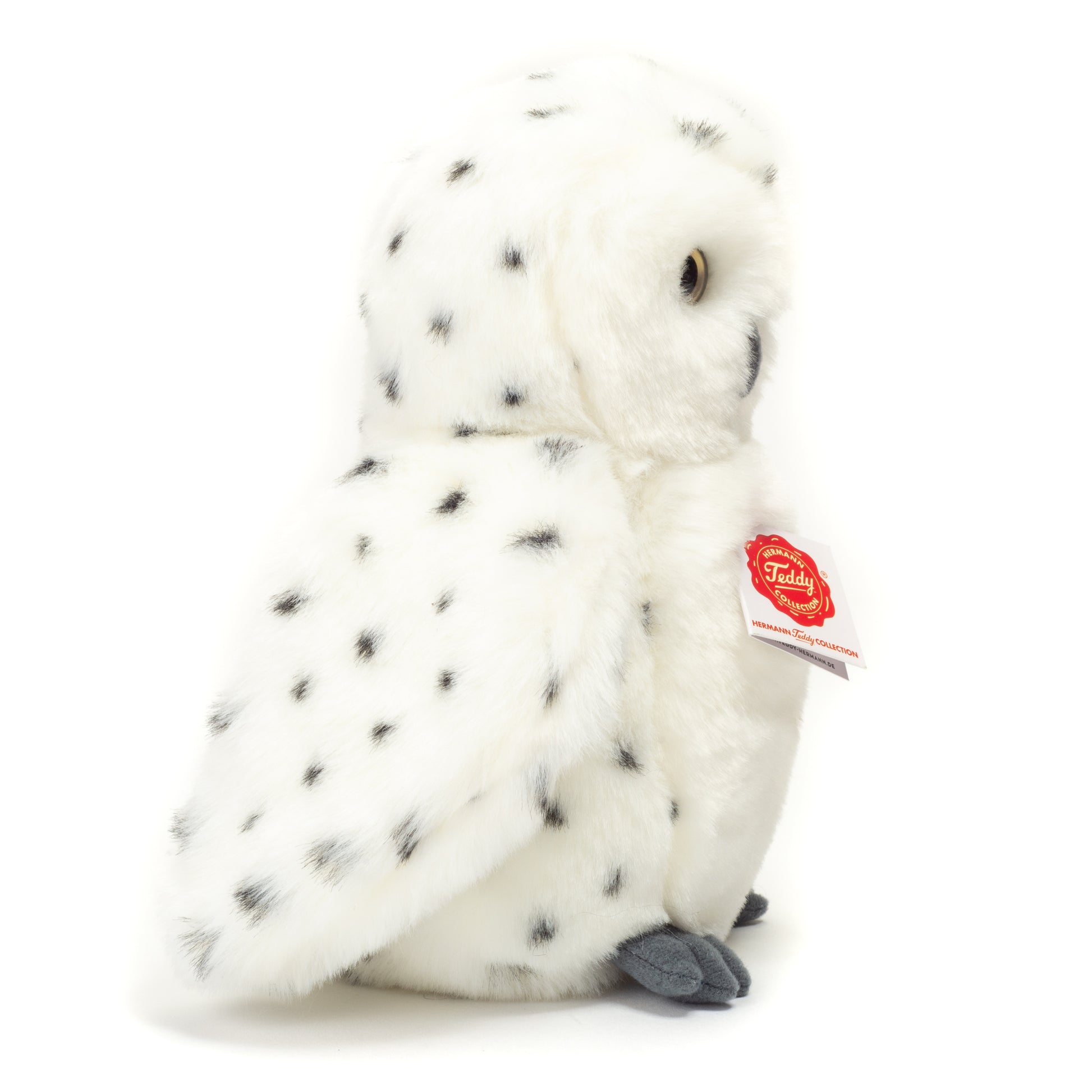 hermann-teddy-sneeuwuil-knuffel-pluche-wit-21-cm-vogelknuffel_10434268
